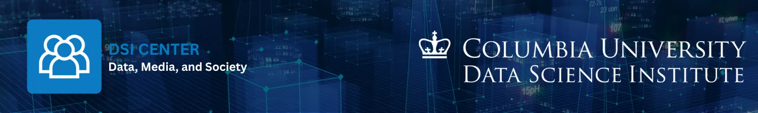 Banner image for the Data, Media, and Society Center