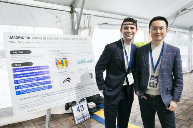 Students at the In-Person Poster Session