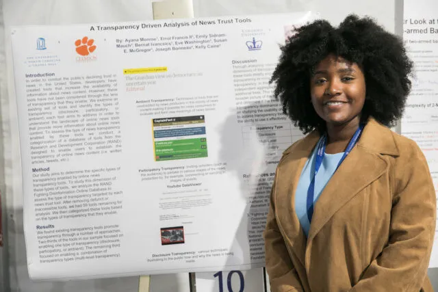 Students at the In-Person Poster Session
