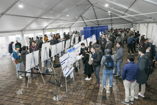 Students at the In-Person Poster Session