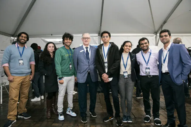 Students at the In-Person Poster Session