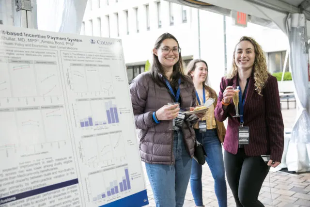 Students at the In-Person Poster Session