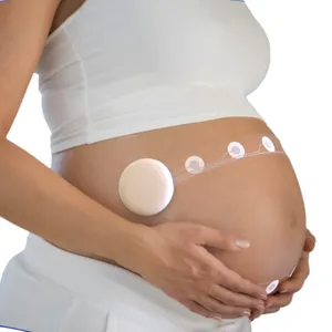 Close up of wearable monitor.