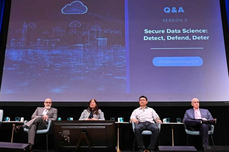 photo of panelists on a stage