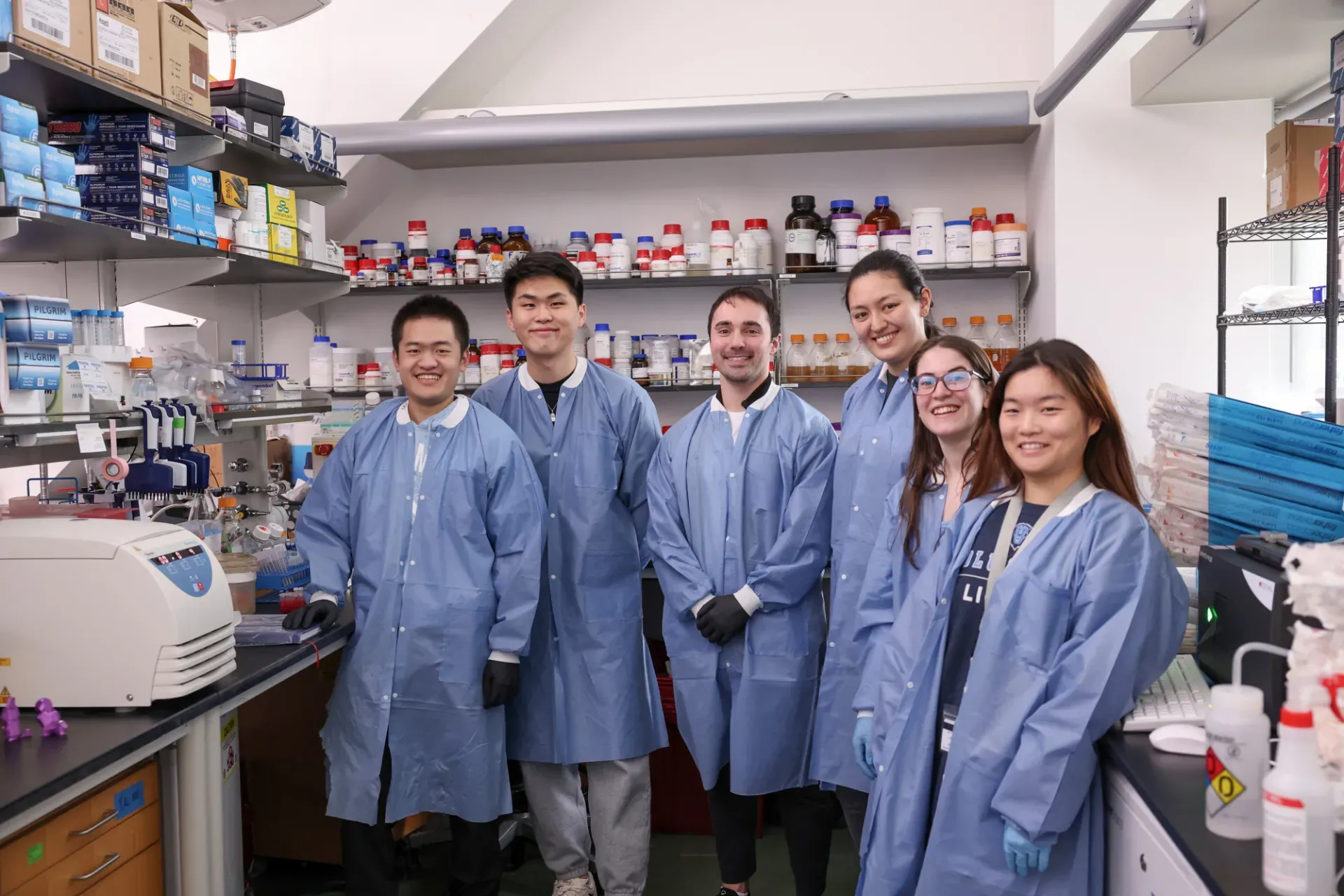 researchers in a lab_photo by John Abbott