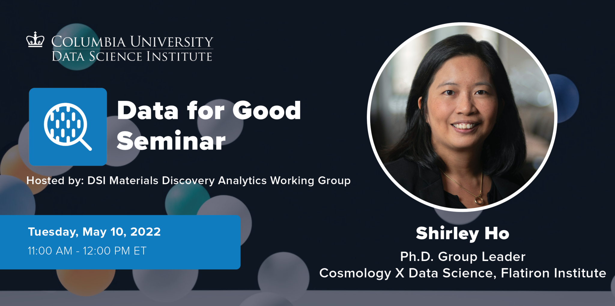 Data for Good Seminar: Shirley Ho, Flatiron Institute - The Data ...