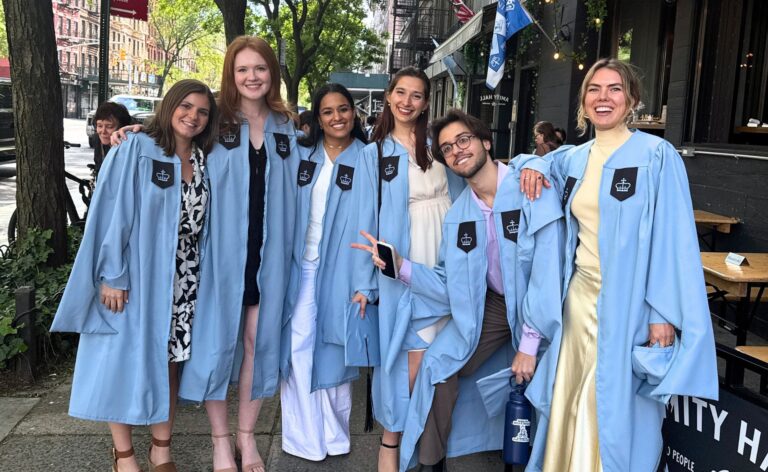 DSI Students celebrating during class day 2025