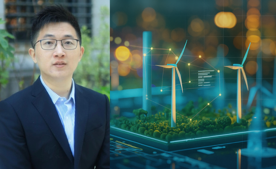 Ming Yi and image of ai turbines