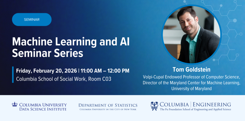 Machine Learning and AI Seminar Series February 20, 2026